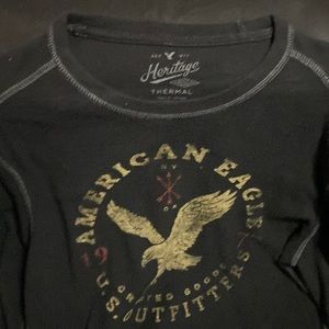 American Eagle Thermal long sleeve black
